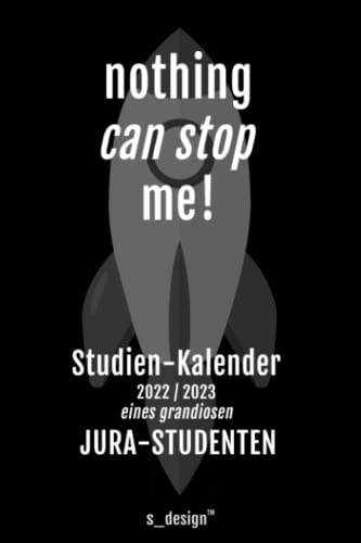 Studienplaner / Studienkalender / Uni-Kalender 2022 / 2023 für Jura 