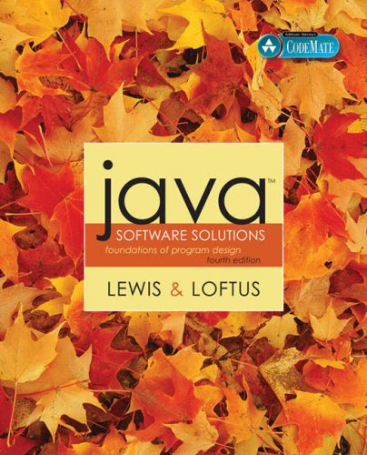 Multi Pack:Java Software Solutions Foundations of Program Design ...