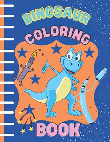 Dinosaur Colouring Book: dinosaurs coloring book for kids - dinosaurs ...