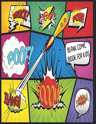 Blank Comic Book For Kids: Draw Your Own Comis | This Cartoon / Comic ...