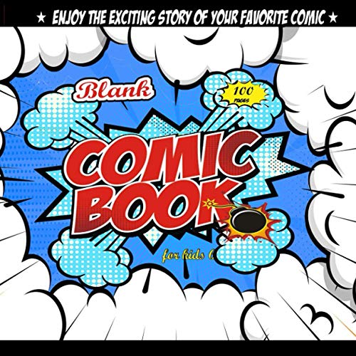 Blank comic book for kids 6-8 years: A small Notebook and Sketchbook ...