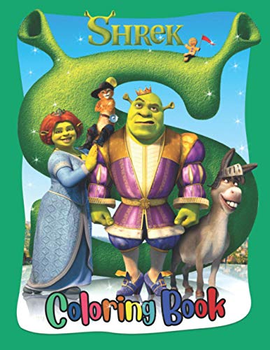 Shrek Coloring Book: Great Coloring Pages 8.5x11 inches - Birthday Gift