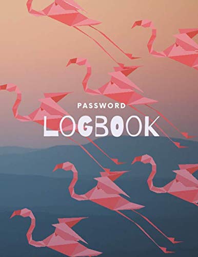 Password Logbook: Flamingo Internet Password Keeper With Alphabetical