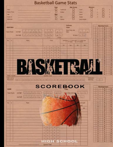 High School Basketball Scorebook Printable