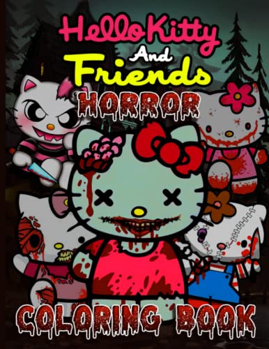 Hello Horror Coloring Book: The Unofficial High Quality Kitty ...