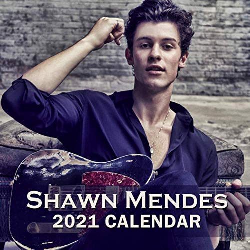 Shawn Mendes 2021 Calendar 8.5x 8.5 Shawn Mendes 2021 Calendar by