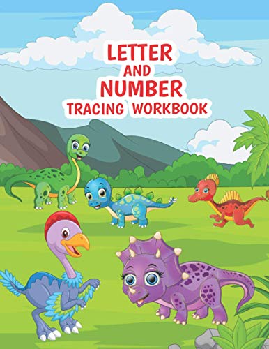 Letter And Number Tracing Workbook: Practice for Kids with Pen Control ...