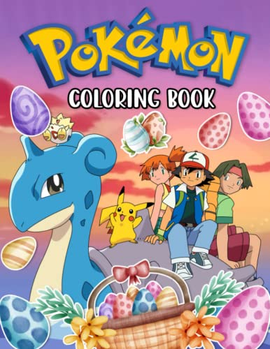 Pokémon Easter Coloring Book: OVER 100 Different Pokemons Coloring ...