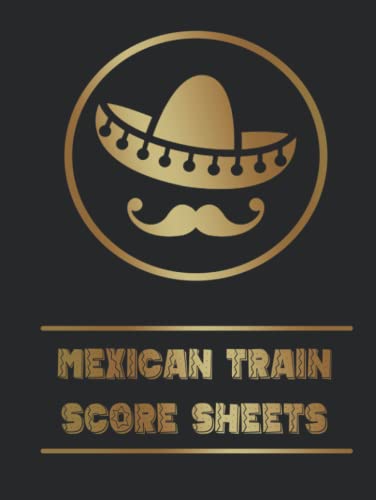 Mexican Train Score Sheets: Mexican Train Score Pads: ”8.5x11” Inches ...