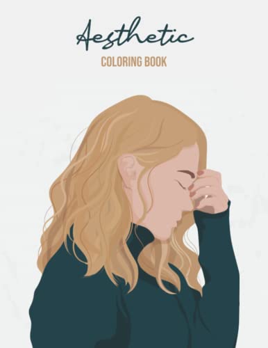 Aesthetic Coloring Book: Therapeutic Coloring Book Drawings of ...