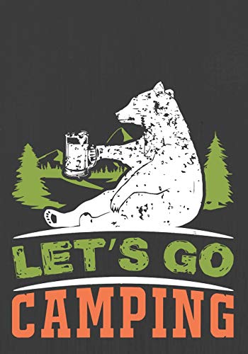 LET'S GO CAMPING: Hiking Journal With Prompts To Write In, Trail Log ...