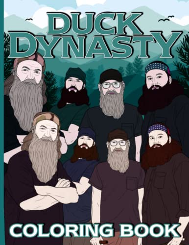 Duck Coloring Book: A Large Print Unofficial Dynasty Confidence ...