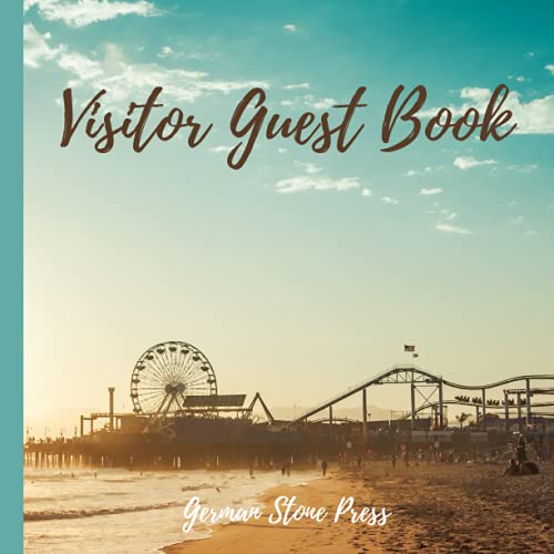 Visitor Guest Book Sign In Log Book For Vacation Rentals, Retreat