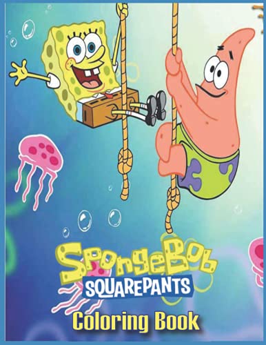 Spongebob Squarepants Coloring Book: 50+ Spongebob High Quality ...