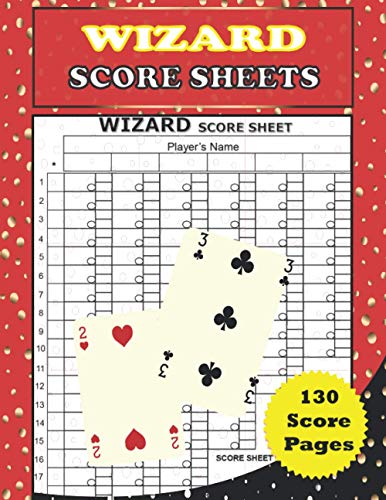Wizard Score Sheets: 130 Large Size Wizard Scorekeeping Pads by Keith ...