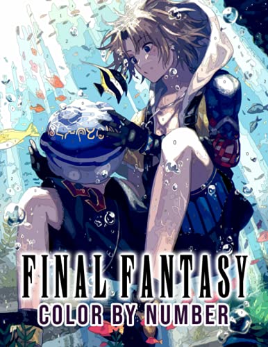Final Fantasy Color By Number: Favorite Fantasy Video Game Character ...