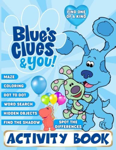 Blues Activity Book: Premium Edition Illustrations Clues Maze Find ...