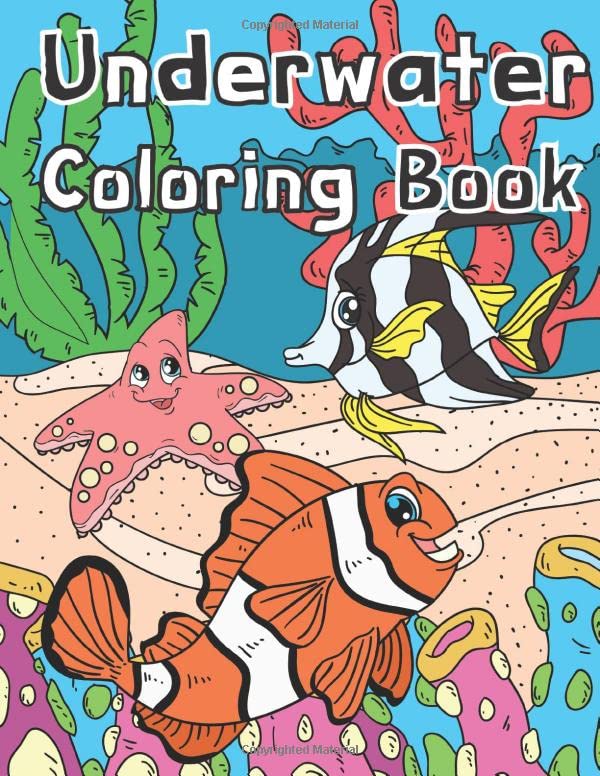 Underwater Coloring Book Animal Coloring Books for Kids by Smart KIDs