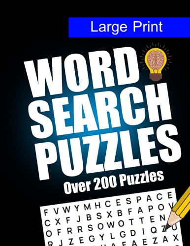 Large Print Word Search Puzzles: Over 200 Puzzles by Marvin González ...
