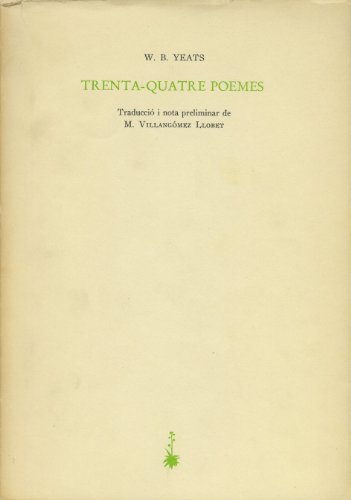 Trenta-quatre poemes book cover