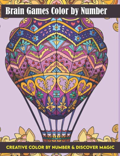 Brain Games Color by Number Creative Color by Number and Discover Magic ...