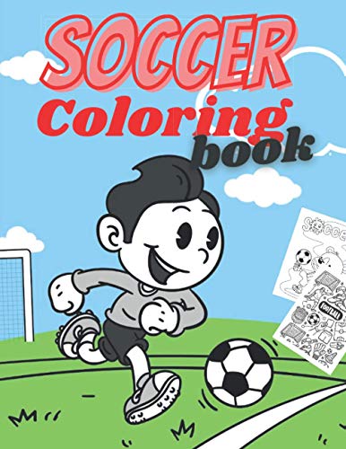 Soccer Coloring Book: Soccer Players Coloring Book Coloring Pages for ...