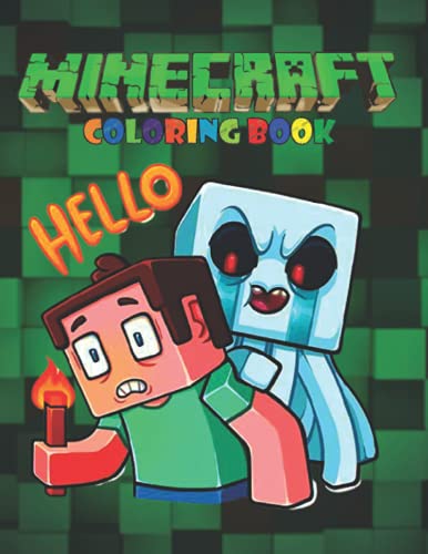Minecraft Coloring Book: Awesome Coloring Book for Minecrafters ...