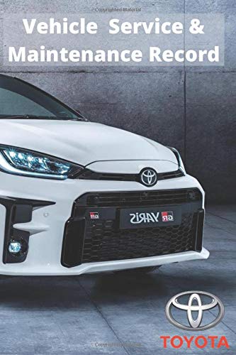 Vehicle Service & Maintenance Record | Toyota Service book: Car Service ...