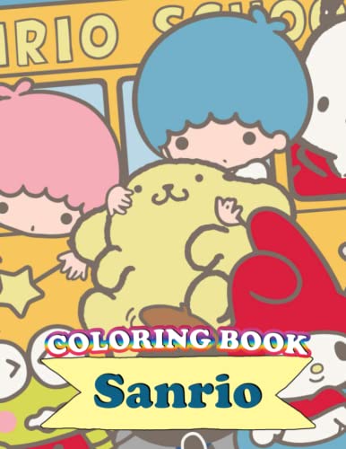Sánrío Coloring Book: Lots Of Beautiful Illustrations For You To Freely ...