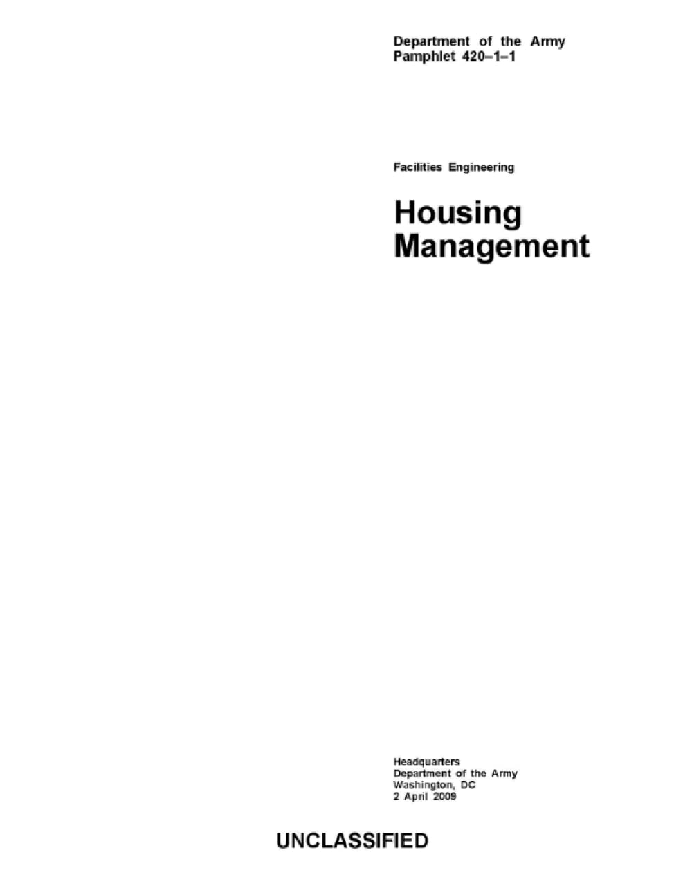 PAM 42011 Facilities Engineering Housing Management by Luc Boudreaux Goodreads