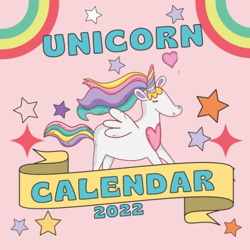Unicorn Calendar 2022 Unicorn Calendar, Gift for Unicorn Lovers, Cute