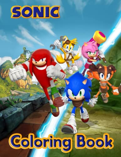 Sóníc Coloring Book: JUMBO Coloring Book For Kids boys & girls | Sóníc Colouring Book Gift by D ...