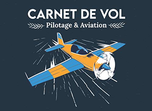 Page De Garde Avion Carnet De Vol Pilotage & Aviation: Journal de Bord pour Pilotes d