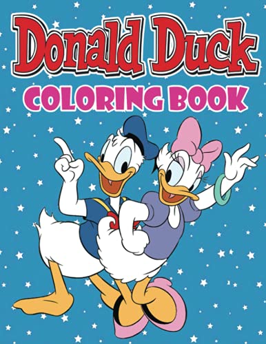 Donald Duck Coloring Book: A Fun Coloring Book with High Quality Images ...