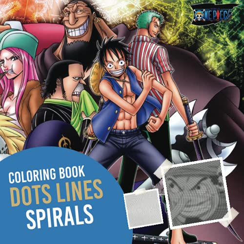 One Piece Dots lines Spirals Coloring Book Discover The Amazing