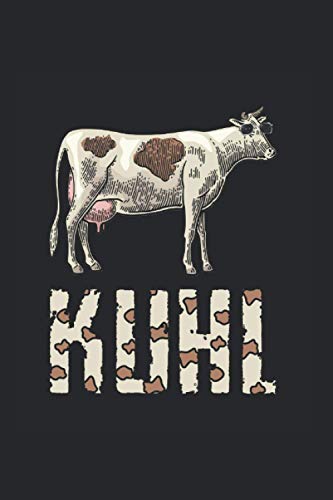 Kuhl Kuh Notizbuch Landwirt Kühe Dot Grid Schreibheft Schreibblock