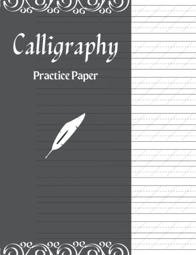 Caligraphy Practice Paper/Workbook: 120 Sheet Pages, Calligraphy ...