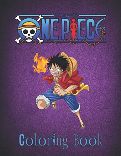 One Piece Coloring Book: 100+coloring pictures for kids and adults with ...