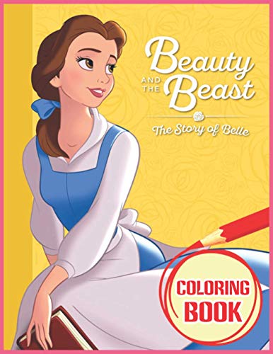 Beauty and The Beast Coloring Book: Coloring Book 8.5x11 inches Movie ...