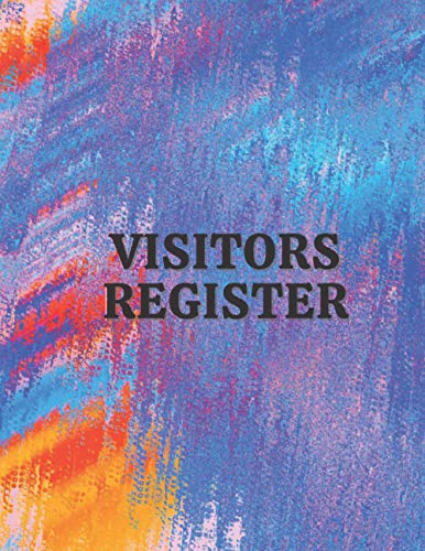 Visitors Register: Visitors Log Book | Visitor Registration Book ...