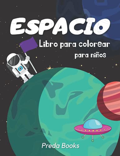 Espacio Libro para colorear para niños: De 4 a 8 años | Libro para ...