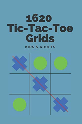 1620 Tic-Tac-Toe Grids: Kids and Adults - 6x9 inches by Katz Journal ...