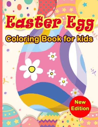 Easter Egg Coloring Book for Kids: Cute Eggs with beautiful patterns ...