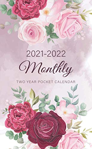 Two Year Pocket Calendar 2021-2022: 2 Year Monthly Planner  24 Months 