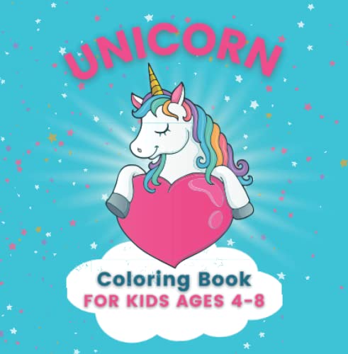 Unicorn Coloring Book Mini: Perfect For Children Ages 4-8: Featuring 30 ...