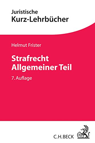 Strafrecht Allgemeiner Teil by Helmut Frister | Goodreads