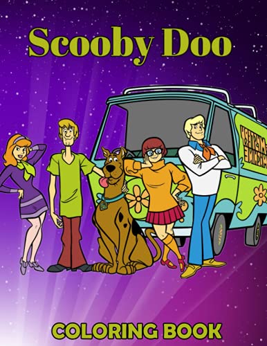 Scooby Doo Coloring Book: Fun Coloring Books For Kid, Adult and All ...