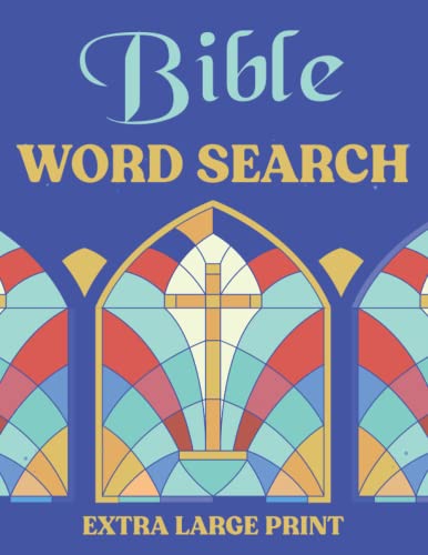 Extra Large Print Bible Word Search Book For Adults: +100 Brain Games ...