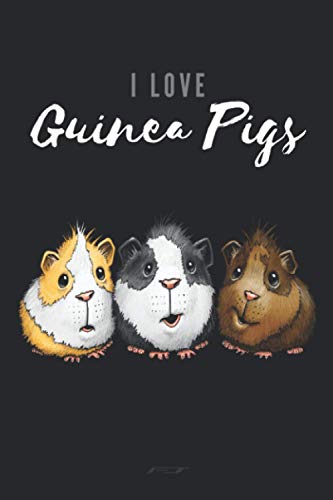 Cahier de cochon d'Inde: J'aime les cochons d'Inde • Format 6 x 9 ...