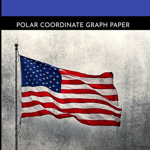 Polar Coordinate Graph Paper USA Theme For animation, aviation